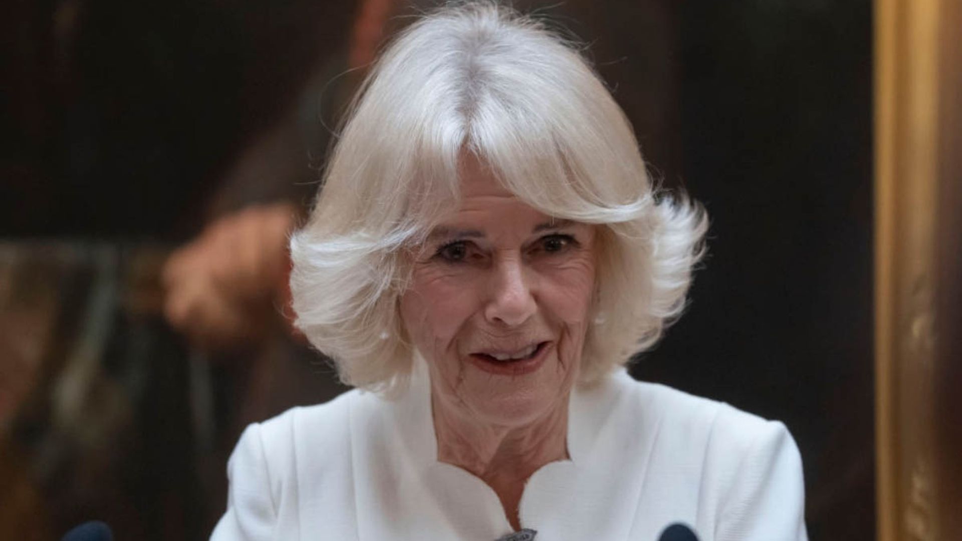 Queen Consort Camilla shares very rare Twitter message after Buckingham Palace reception thumbnail
