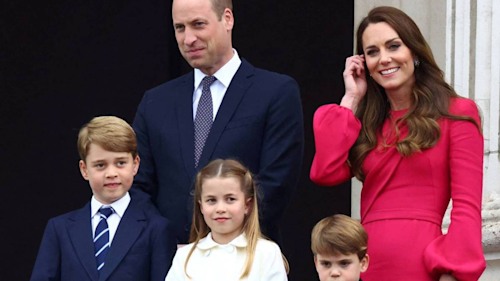 Who is looking after George, Charlotte and Louis during Prince William and Princess Kate's Boston trip?