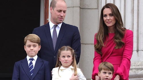 Prince William and Princess Kate reunite with children following royal tour