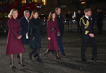 Zara Tindall with Kate Middleton's family