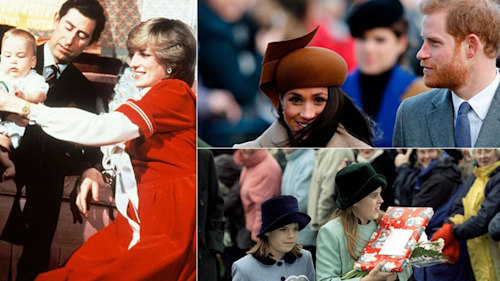 Photos of the Royal Family celebrating Christmas through the years