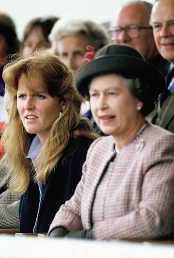 Sarah Ferguson Queen Elizabeth 1990