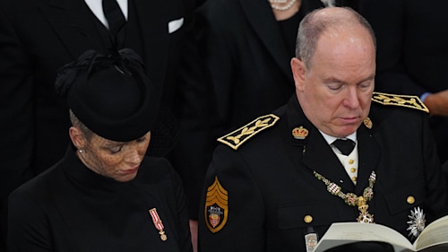 Princess Charlene and Prince Albert say goodbye to special person at heartbreaking funeral