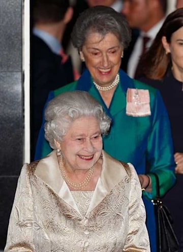 The Queen and Lady Susan Hussey