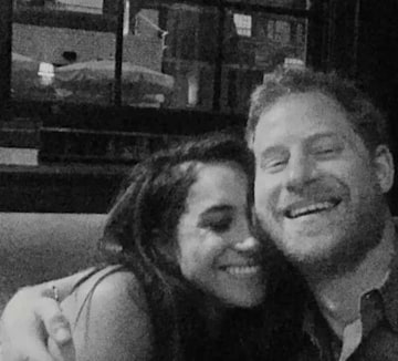 Prince Harry and Meghan Markle's selfie from first date