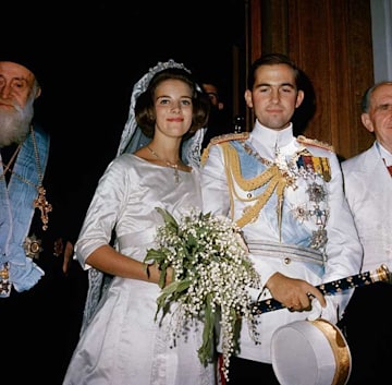 Anne-Marie and Constantine on their wedding day in 1964