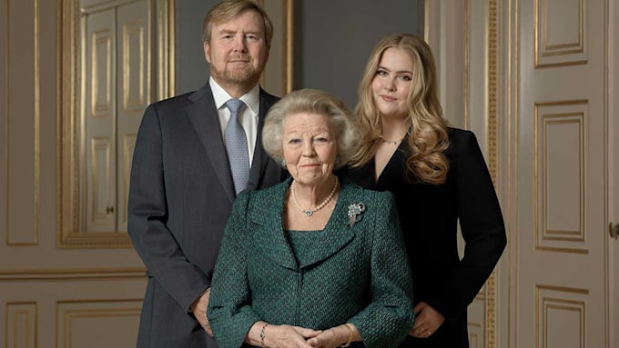 King Willem-Alexander, Princess Beatrix and Princess Catharina-Amalia