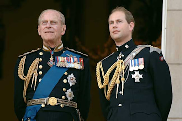 Prince Philip and Prince Edward in 2005