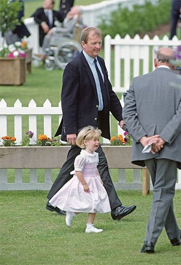 Princess Beatrice crying at the polo