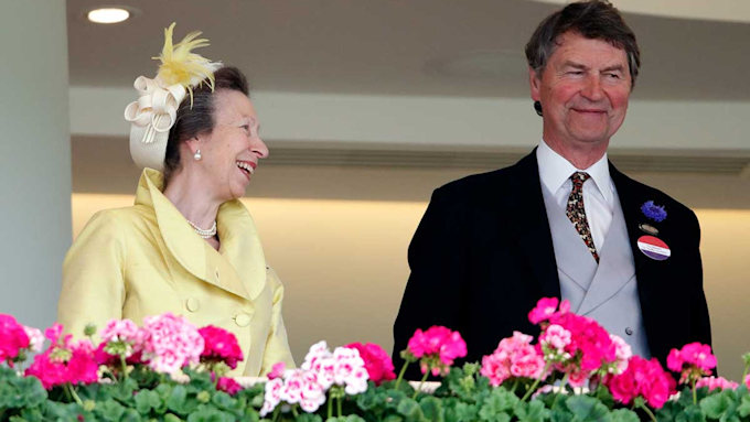 Princess Anne and Timothy Laurence at Royal Ascot 2021