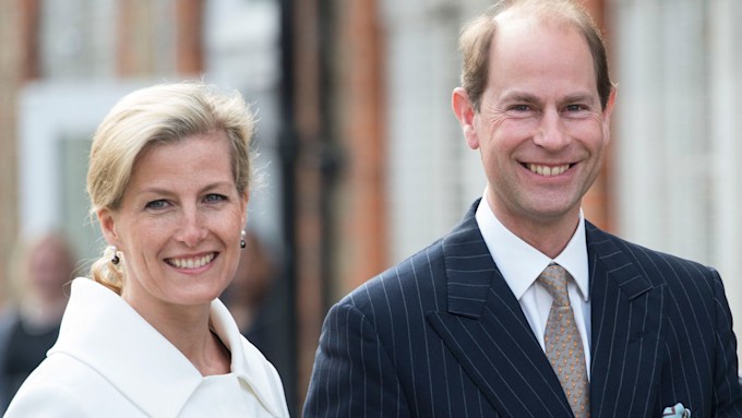 sophie wessex and prince edward smiling together