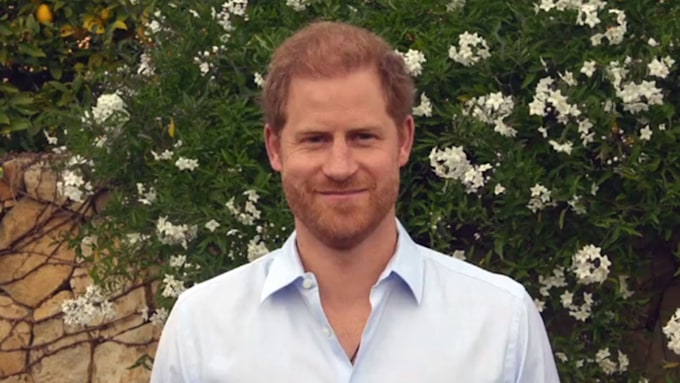 Prince Harry records video message for WellChild