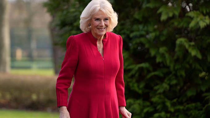 Queen Consort Camilla at Lille Barracks