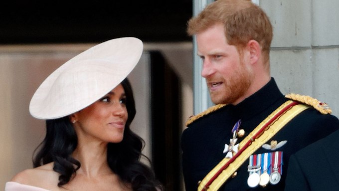 The Duke and Duchess of Sussex at Trooping the Colour 2018