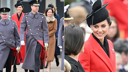 Princess Kate joins Prince William as he makes debut in new role - best photos