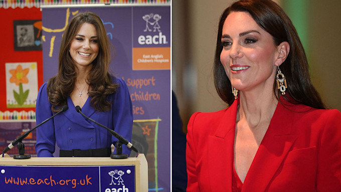Middleton's first speech - see how she's gone from Duchess to confident future queen HELLO!