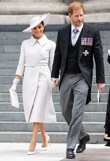 prince harry meghan walking