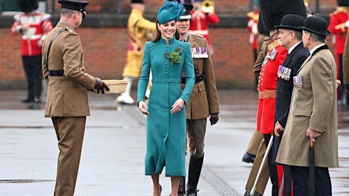 Princess Kate's royal first as she celebrates St Patrick's Day with Prince William - best photos