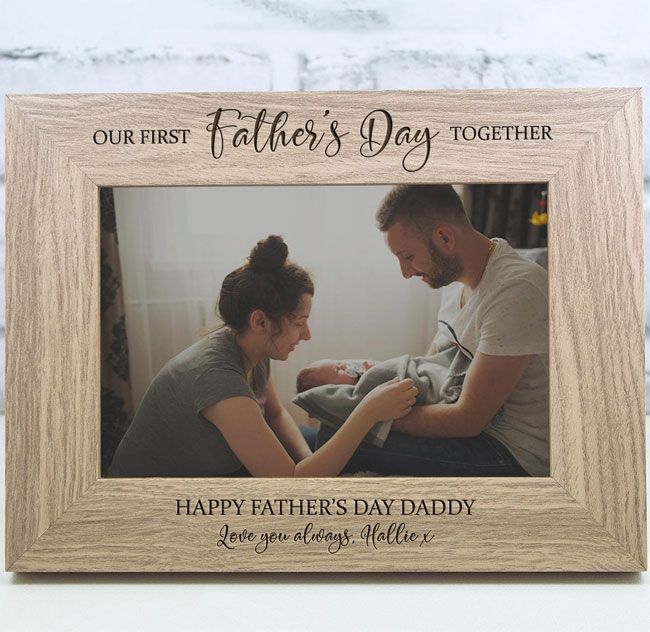 Picture Frame Gift To Daddy on Our First Fathers Day 