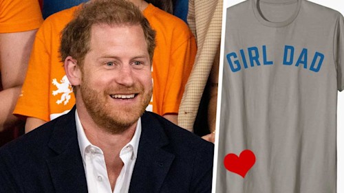 Girl dad T-shirts inspired by Prince Harry for Father’s Day