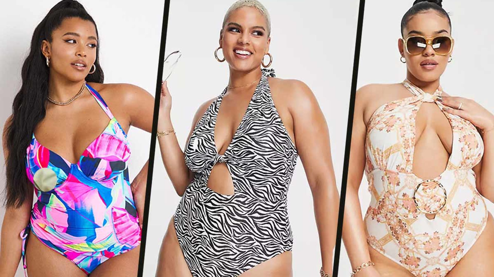 The 18 Best One-Piece Swimsuits Of 2022 | Plus Size Women Zebra Print