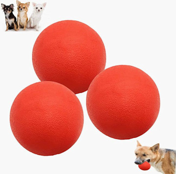 why do dogs balls turn red