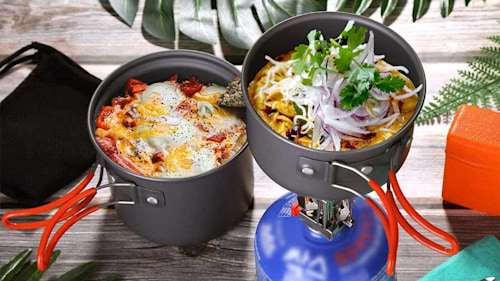 Going camping? This cookware set is a must and it’s 47% off!