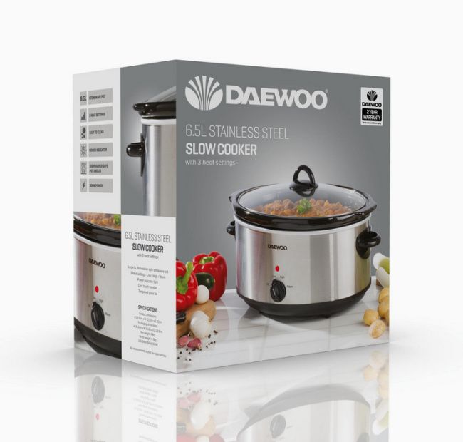 daewoo slow cooker 1.5 l