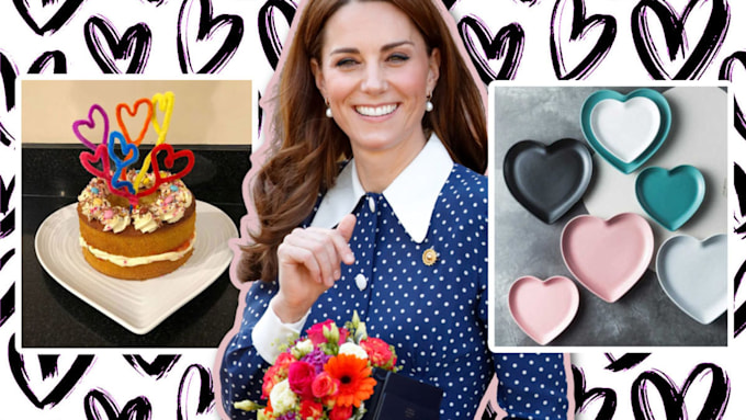 kate middleton heart shaped plate on amazon