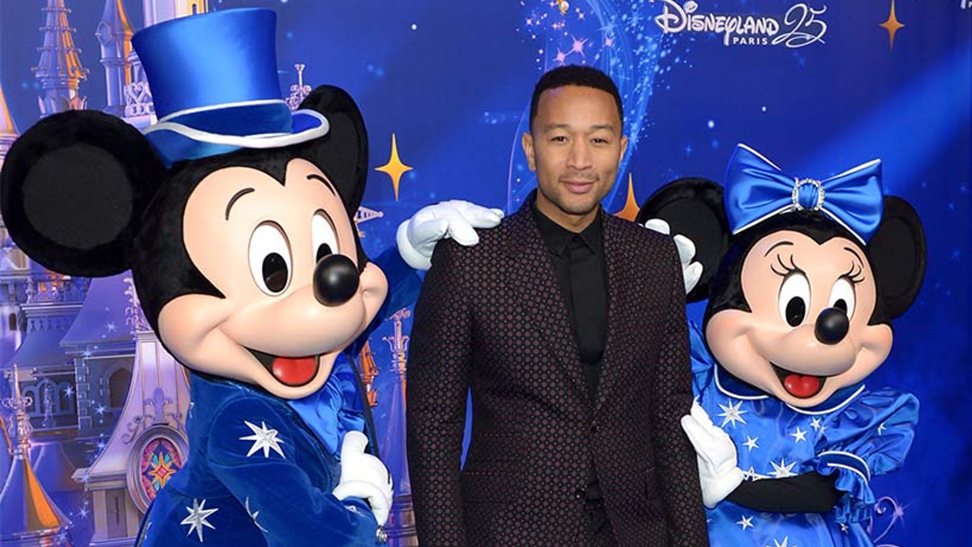John Legend joins the fun at Disneyland Paris' starstudded 25th