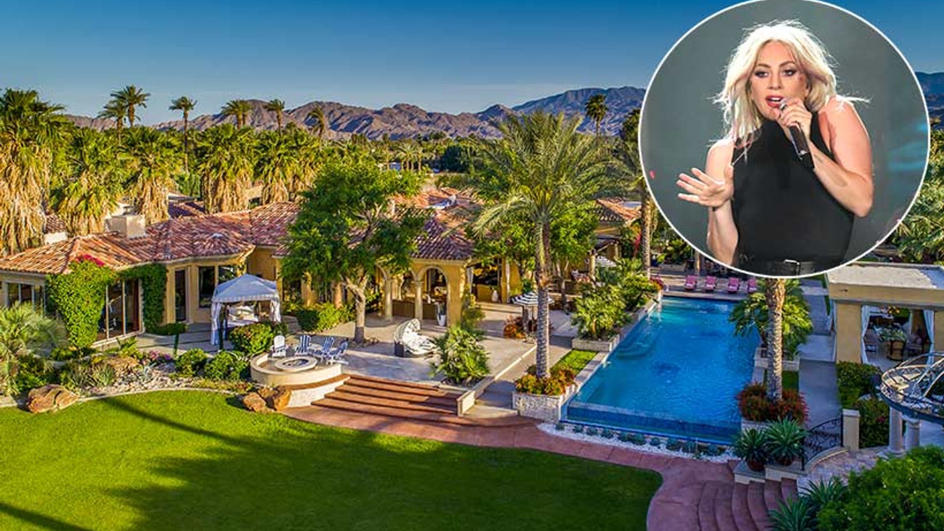 Inside Lady Gaga's £8,000 per night Coachella Airbnb mansion HELLO!