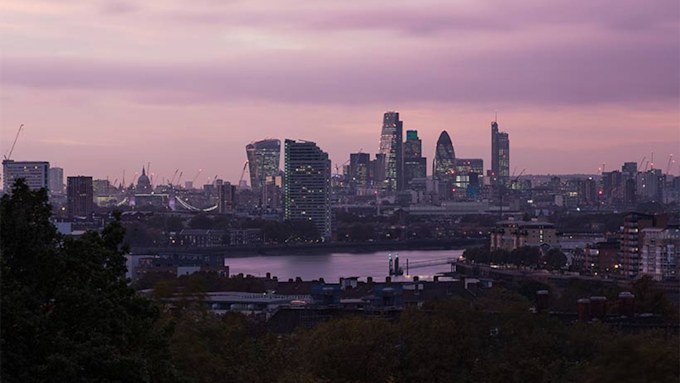London-skyline-sunset