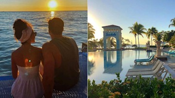 Michelle Keegan and Mark Wright in Jamaica