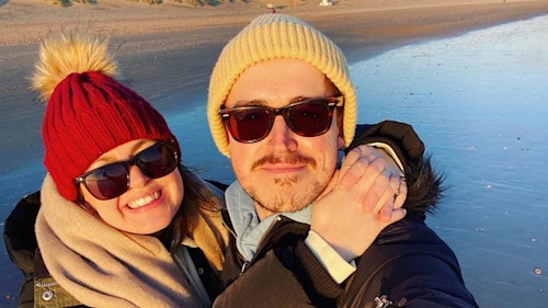 Giovanna and Tom Fletcher head to dreamy seaside location to 'reconnect' minus kids - see photos
