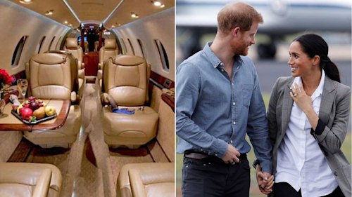 Inside Prince Harry & Meghan Markle's plush $6.5m private jet they use across the globe