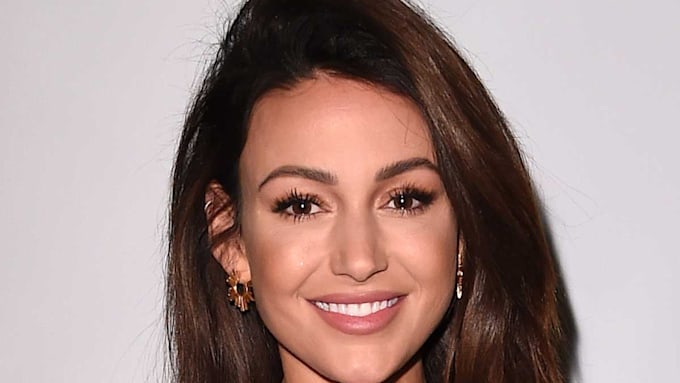 Michelle Keegan is a glowing goddess in flirty cut-out swimsuit | HELLO!